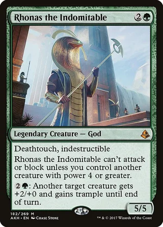 Rhonas the Indomitable card, AKH number 182