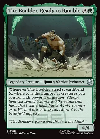 The Boulder, Ready to Rumble card, TLA number 168