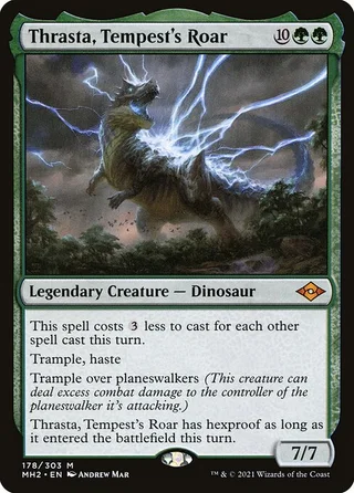 Thrasta, Tempest's Roar card, MH2 number 178