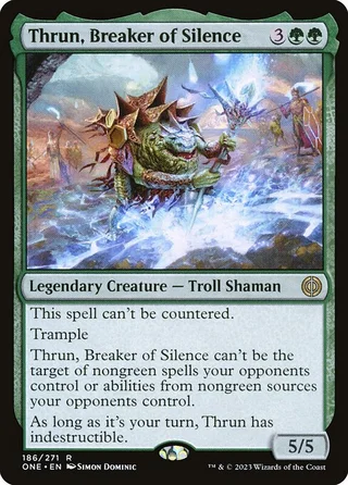 Thrun, Breaker of Silence card, ONE number 186