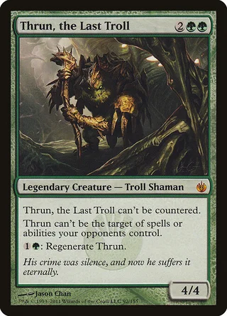 Thrun, the Last Troll card, MBS number 92