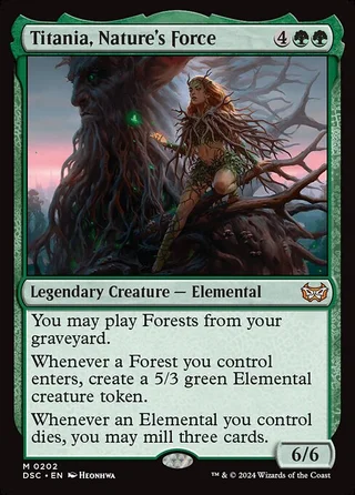 Titania, Nature's Force card, DSC number 202