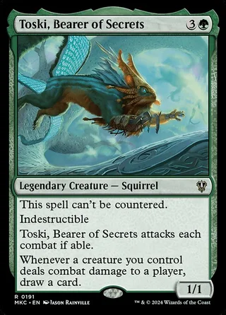 Toski, Bearer of Secrets card, MKC number 191