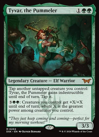 Tyvar, the Pummeler card, DSK number 202