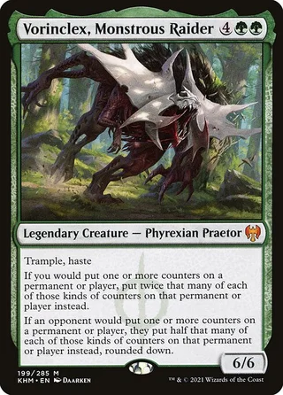 Vorinclex, Monstrous Raider card, KHM number 199
