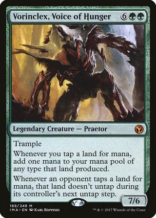 Vorinclex, Voice of Hunger card, IMA number 189
