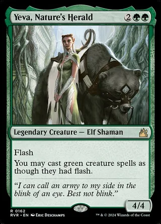Yeva, Nature's Herald card, RVR number 162