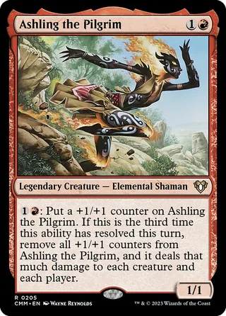 Ashling the Pilgrim card, CMM number 205