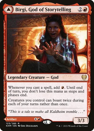 Birgi, God of Storytelling card, KHM number 123