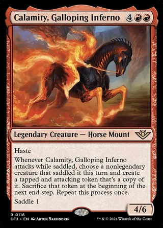 Calamity, Galloping Inferno card, OTJ number 116