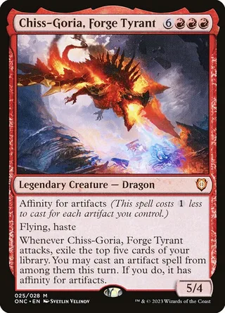 Chiss-Goria, Forge Tyrant card, ONC number 25