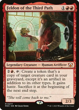 Feldon of the Third Path card, MOC number 277