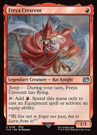 Freya Crescent card, FIN number 138