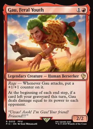 Gau, Feral Youth card, FIC number 55