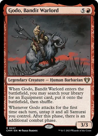 Godo, Bandit Warlord card, CMM number 227