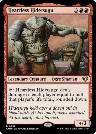 Heartless Hidetsugu card, CMM number 231