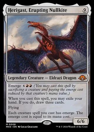 Herigast, Erupting Nullkite card, MH3 number 8