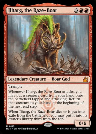 Ilharg, the Raze-Boar card, RVR number 113