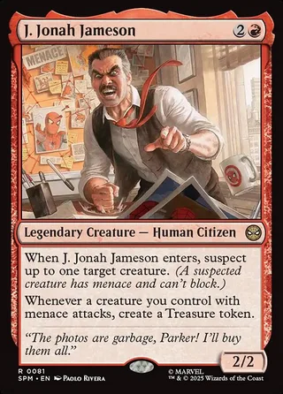 J. Jonah Jameson card, SPM number 81