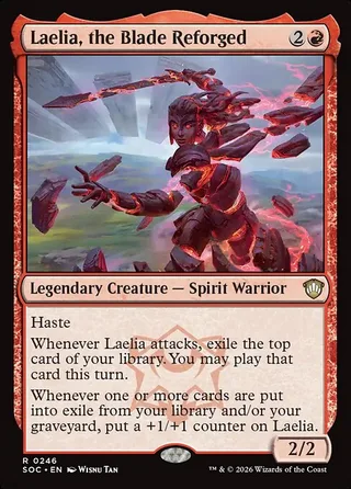 Laelia, the Blade Reforged card, SOC number 246