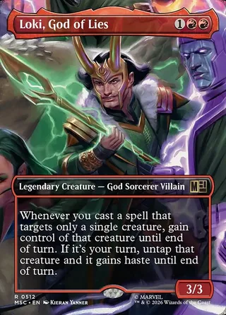 Loki, God of Lies card, MSC number 512