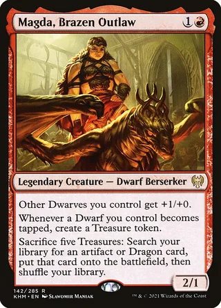 Magda, Brazen Outlaw card, KHM number 142