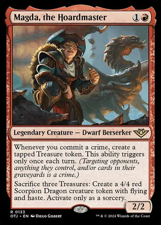 Magda, the Hoardmaster card, OTJ number 133