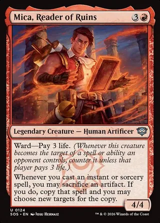 Mica, Reader of Ruins card, SOS number 124