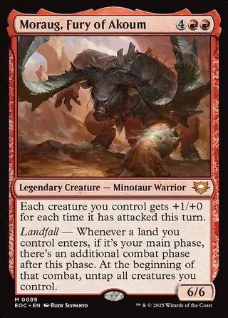 Moraug, Fury of Akoum card, EOC number 89