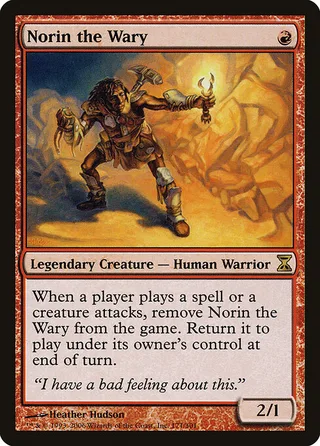 Norin the Wary card, TSP number 171