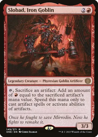 Slobad, Iron Goblin card, ONE number 149