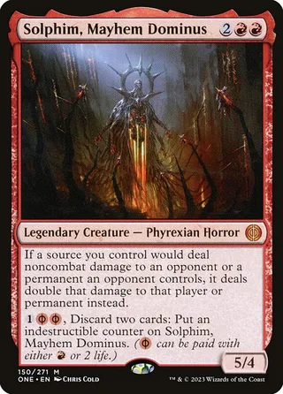 Solphim, Mayhem Dominus card, ONE number 150
