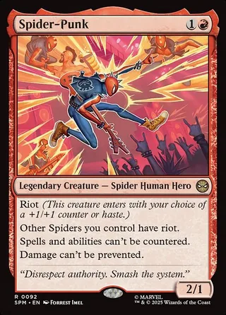 Spider-Punk card, SPM number 92
