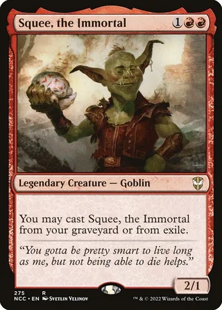 Squee, the Immortal card, NCC number 275