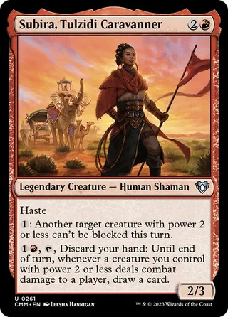 Subira, Tulzidi Caravanner card, CMM number 261