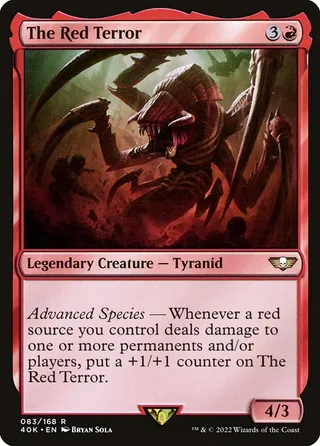 The Red Terror card, 40K number 83