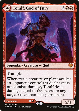 Toralf, God of Fury card, KHM number 154