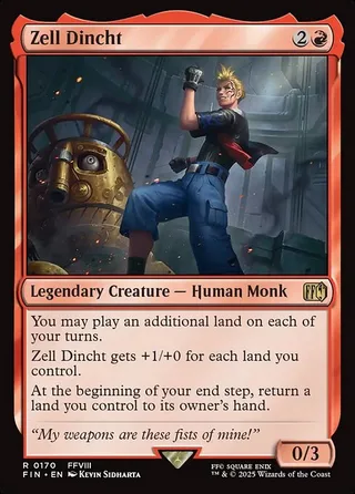 Zell Dincht card, FIN number 170