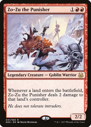 Zo-Zu the Punisher card, DDS number 41