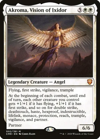 Akroma, Vision of Ixidor card, CMR number 2