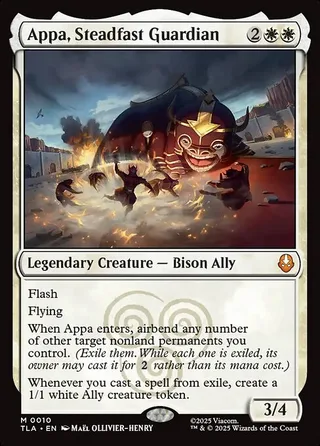 Appa, Steadfast Guardian card, TLA number 10