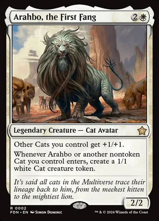 Arahbo, the First Fang card, FDN number 2