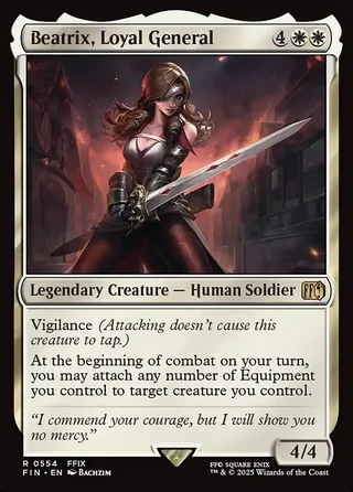 Beatrix, Loyal General card, FIN number 554