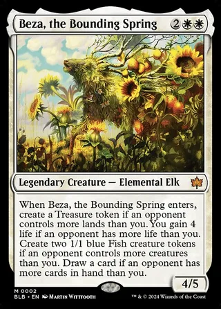 Beza, the Bounding Spring card, BLB number 2