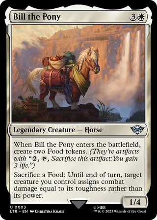 Bill the Pony card, LTR number 3