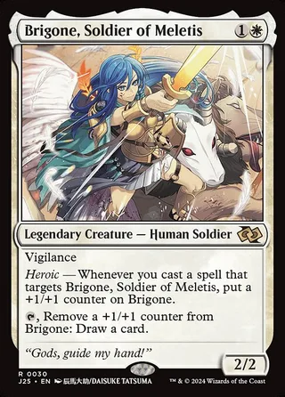 Brigone, Soldier of Meletis card, J25 number 30