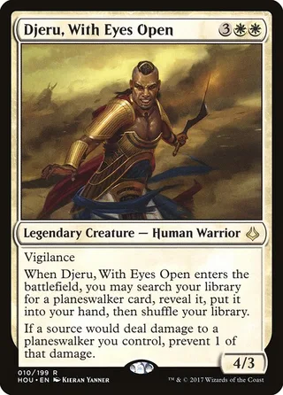 Djeru, With Eyes Open card, HOU number 10