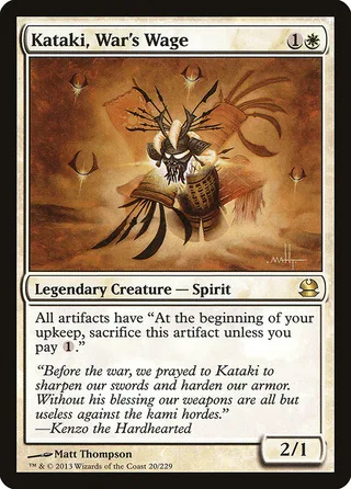 Kataki, War's Wage card, MMA number 20