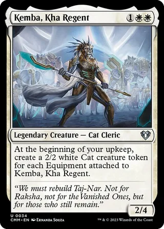Kemba, Kha Regent card, CMM number 34