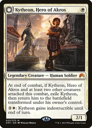 Kytheon, Hero of Akros card, ORI number 23